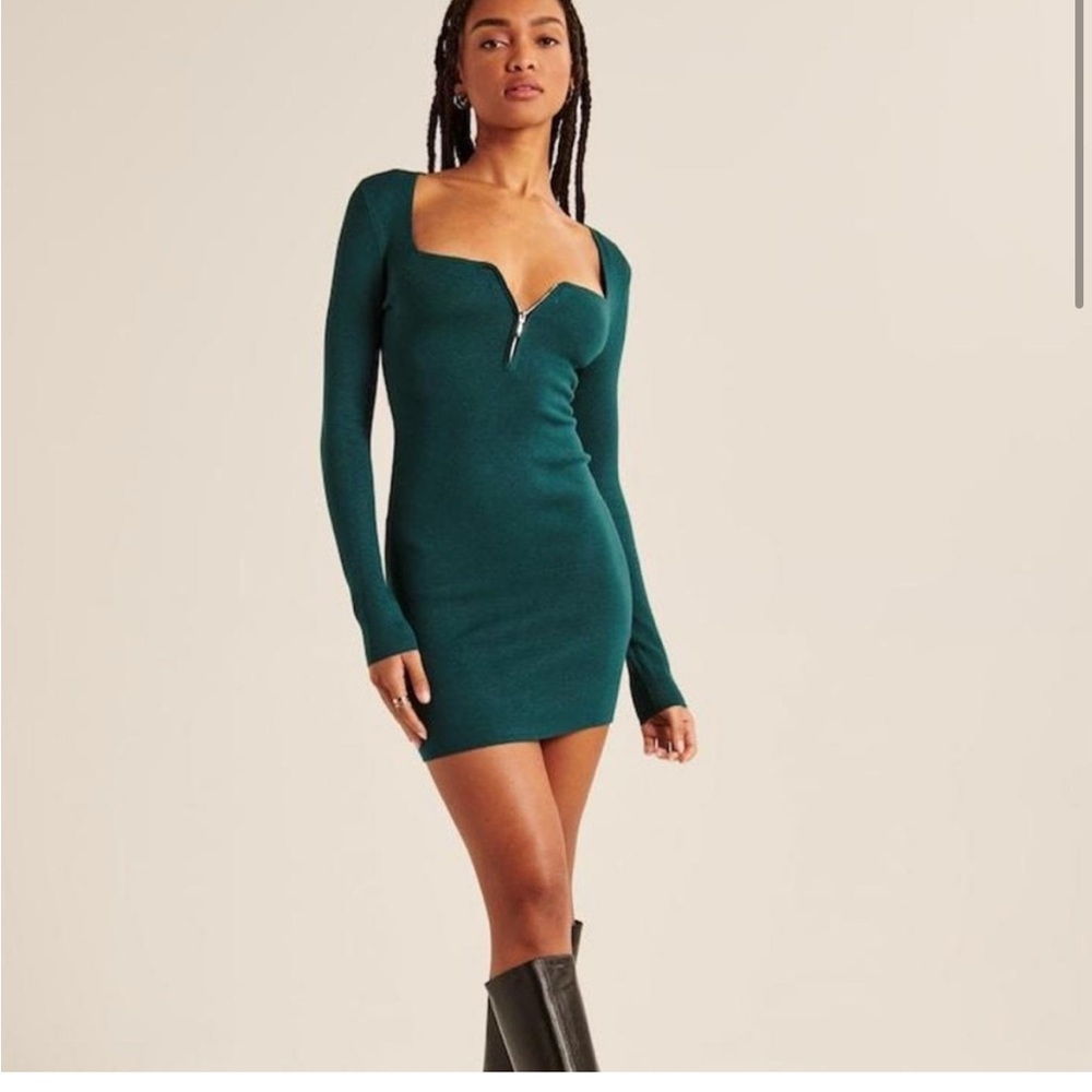 Abercrombie & Fitch Teal Mini Dress
